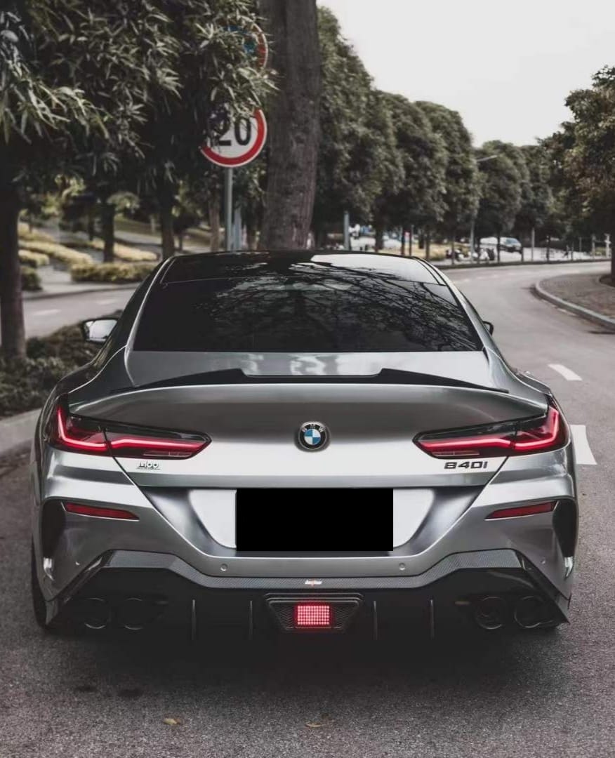 AERO CARBON - BMW 8 SERIES G16 GRAN COUPE CARBON FIBRE REAR DIFFUSER AC STYLE AERO CARBON