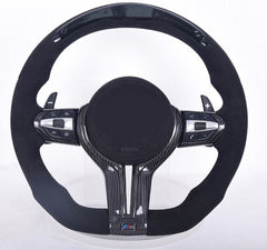 AERO CARBON - BMW F SERIES CARBON LED ALCANTARA STEERING WHEEL Aero Carbon UK