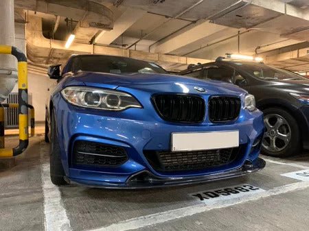 AERO CARBON - BMW F22 2 SERIES CARBON FIBRE FRONT LIP EXO STYLE AERO CARBON