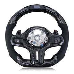 AERO CARBON - BMW G SERIES LED FORGED CARBON STEERING WHEEL W/HEATED OPTION Aero Carbon UK