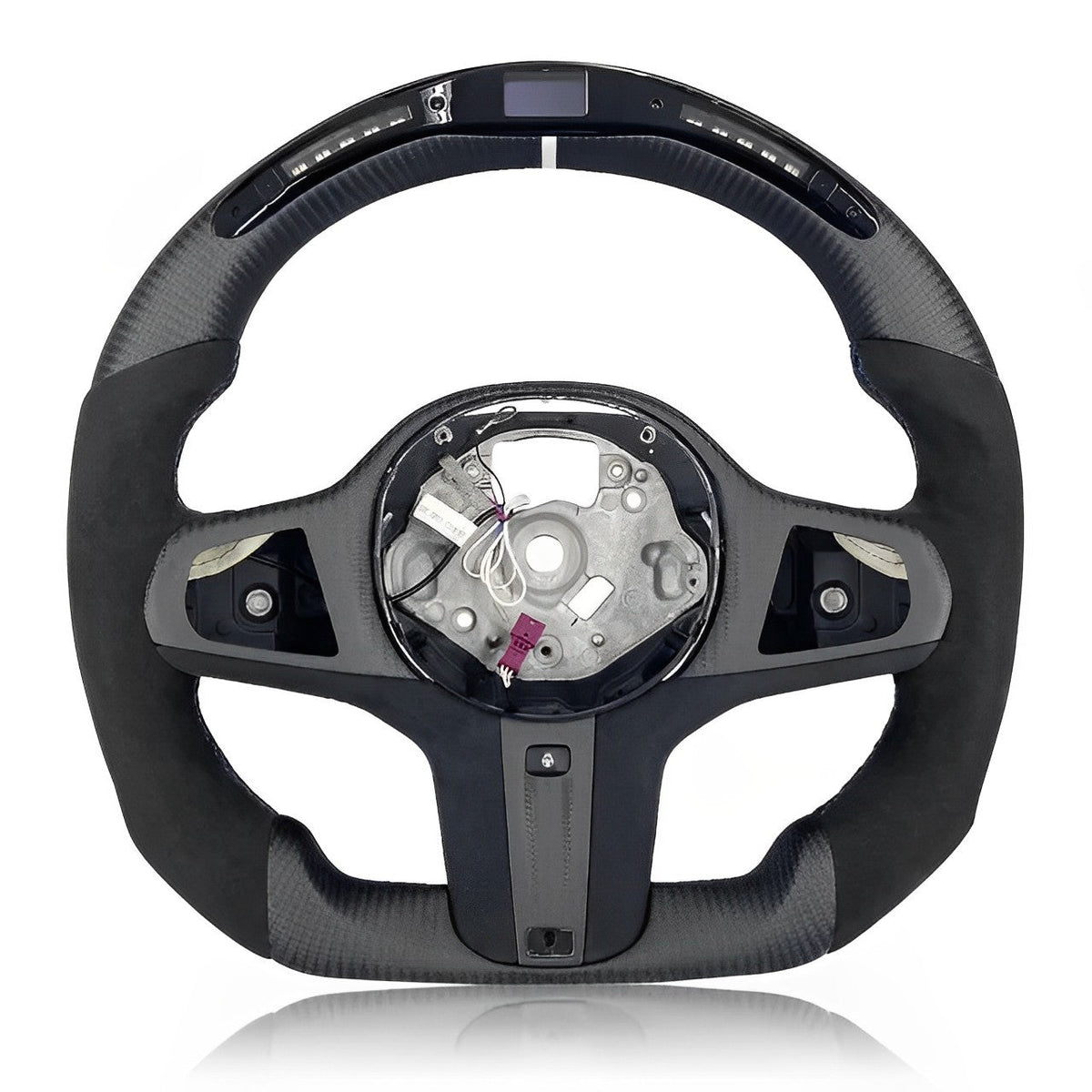 AERO CARBON - BMW G SERIES LED MATTE CARBON STEERING WHEEL W/HEATED OPTION Aero Carbon UK