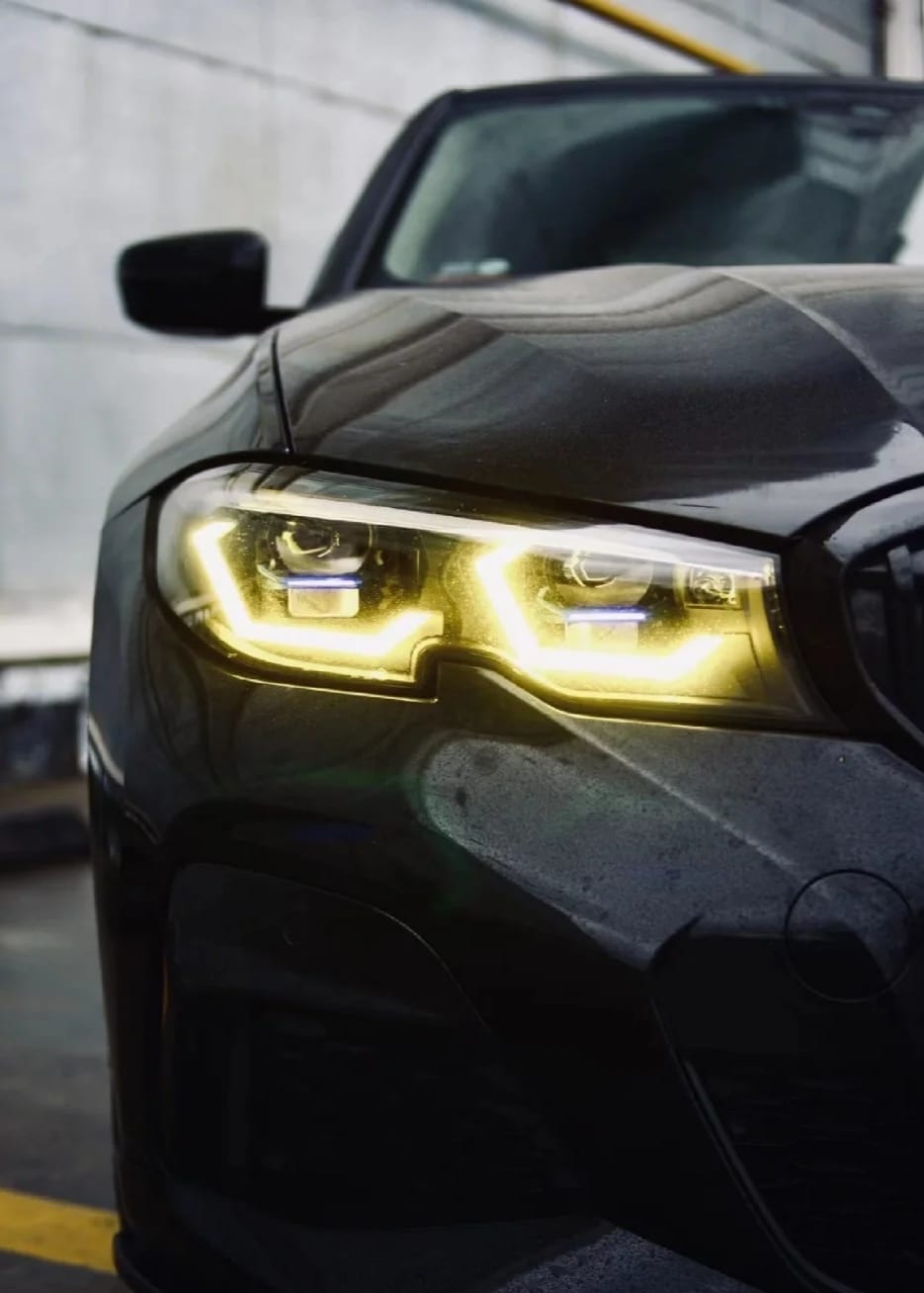 AERO CARBON - BMW G20 3 SERIES OS STYLE LASER LIGHTS WITH YELLOW MODULE - Aero Carbon UK