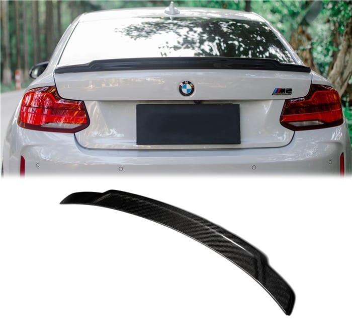 AERO CARBON - BMW M2 F87 / 2 SERIES F22 REAR CARBON SPOILER MTC STYLE AERO CARBON