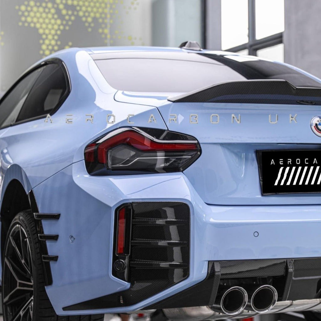AERO CARBON - BMW M2 G87 DRY CARBON FIBRE REAR BUMPER ATTACHMENTS MP S ...