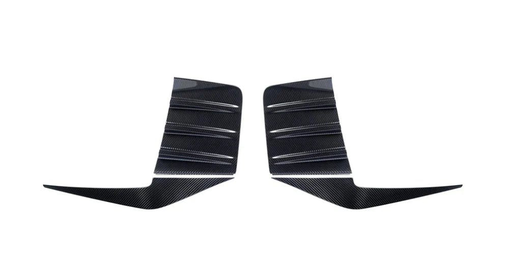 AERO CARBON - BMW M2 G87 DRY CARBON FIBRE REAR BUMPER ATTACHMENTS MP STYLE - Aero Carbon UK