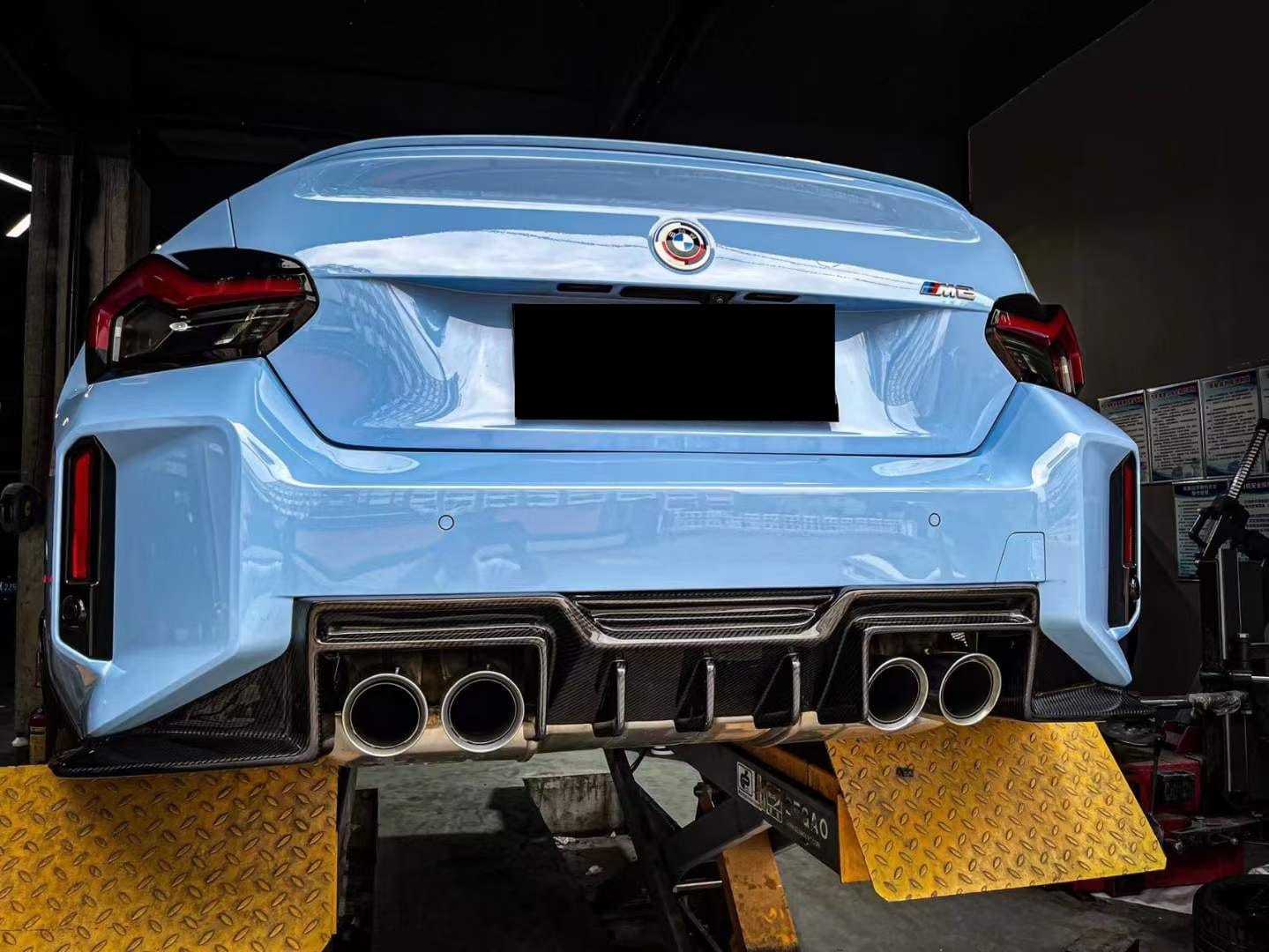 AERO CARBON - BMW M2 G87 DRY CARBON FIBRE REAR DIFFUSER TK STYLE - Aero Carbon UK