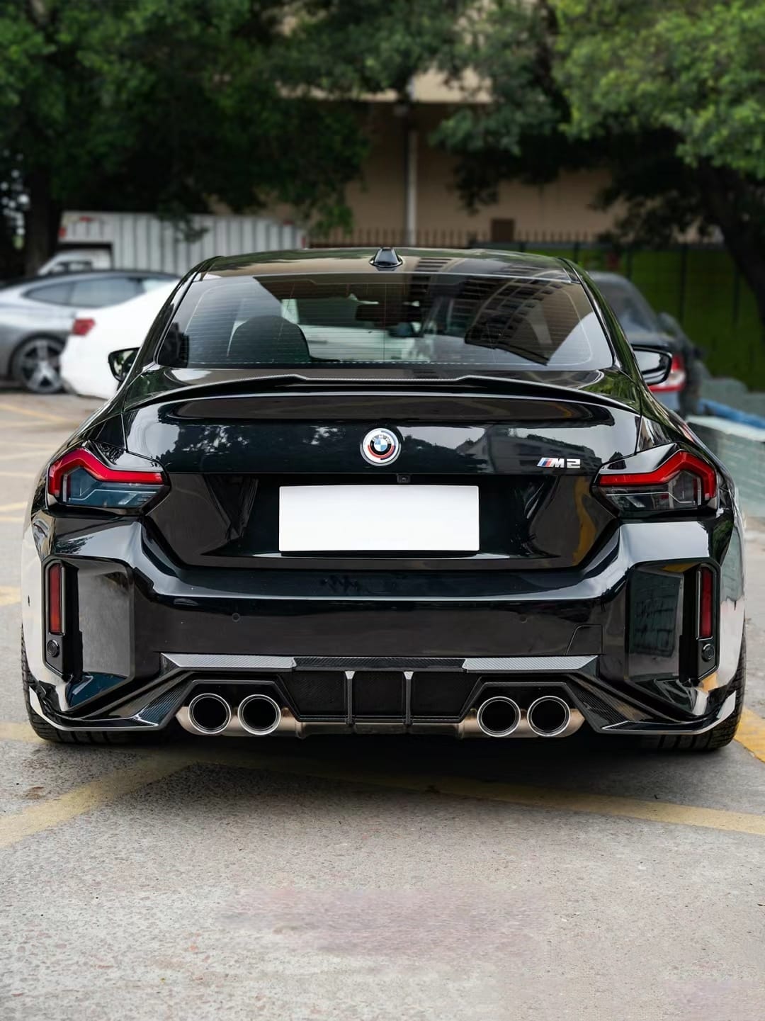 AERO CARBON - BMW M2 G87 DRY CARBON REAR DIFFUSER IV STYLE - Aero Carbon UK