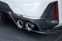 AERO CARBON - BMW M240 / M340 / M440 MP STYLE CARBON FIBRE DUAL EXHAUST TIPS - Aero Carbon UK