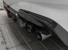 AERO CARBON - BMW M240 / M340 / M440 MP STYLE CARBON FIBRE DUAL EXHAUST TIPS - Aero Carbon UK