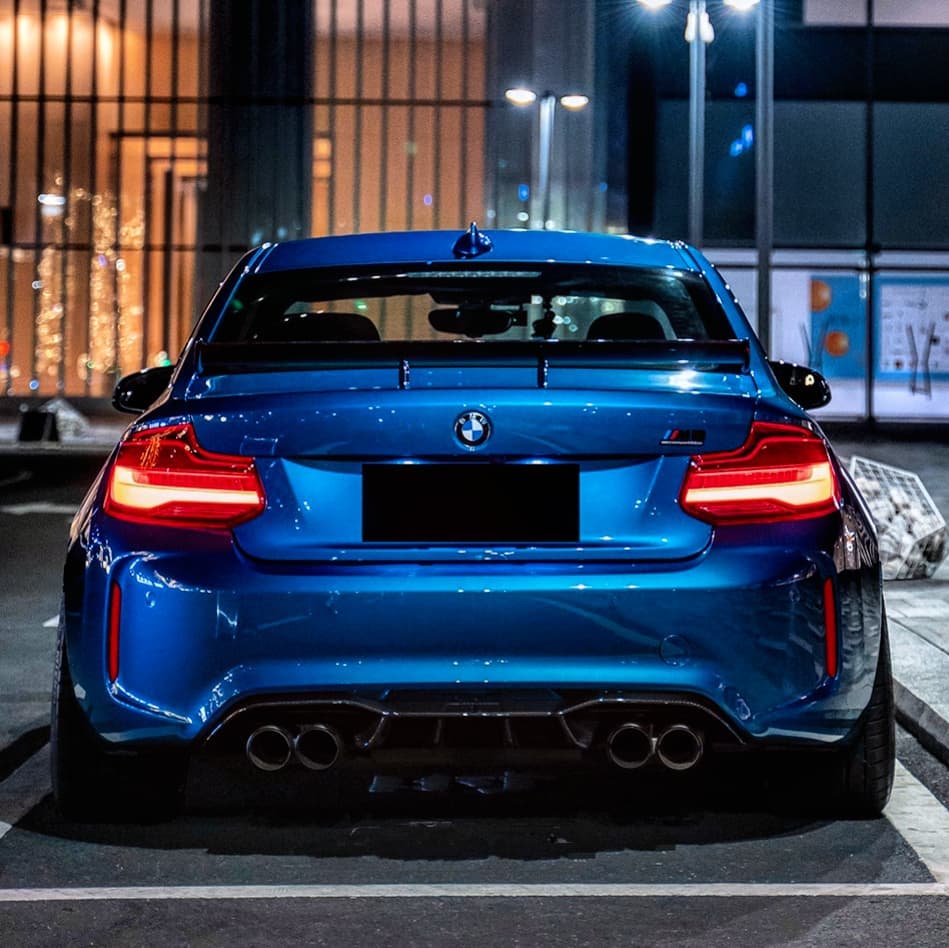 AERO CARBON - BMW M2C F87 CARBON FIBRE DIFFUSER AK STYLE - Aero Carbon UK