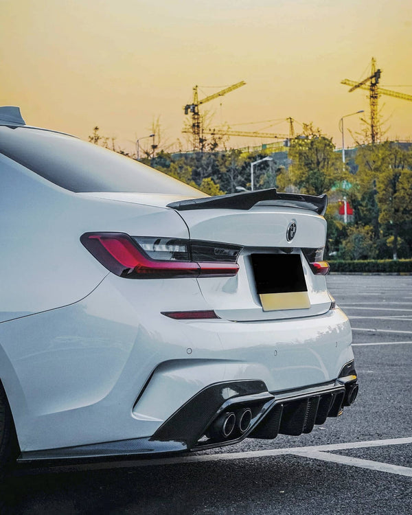 AERO CARBON - BMW M3 G80 / BMW 3 SERIES G20 CARBON REAR SPOILER ( M4 STYLE )
