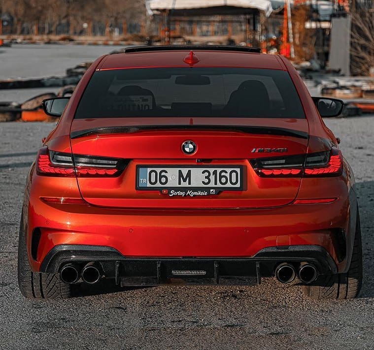 AERO CARBON - BMW M3 G80 / BMW 3 SERIES G20 CARBON REAR SPOILER ( MP STYLE ) AERO CARBON