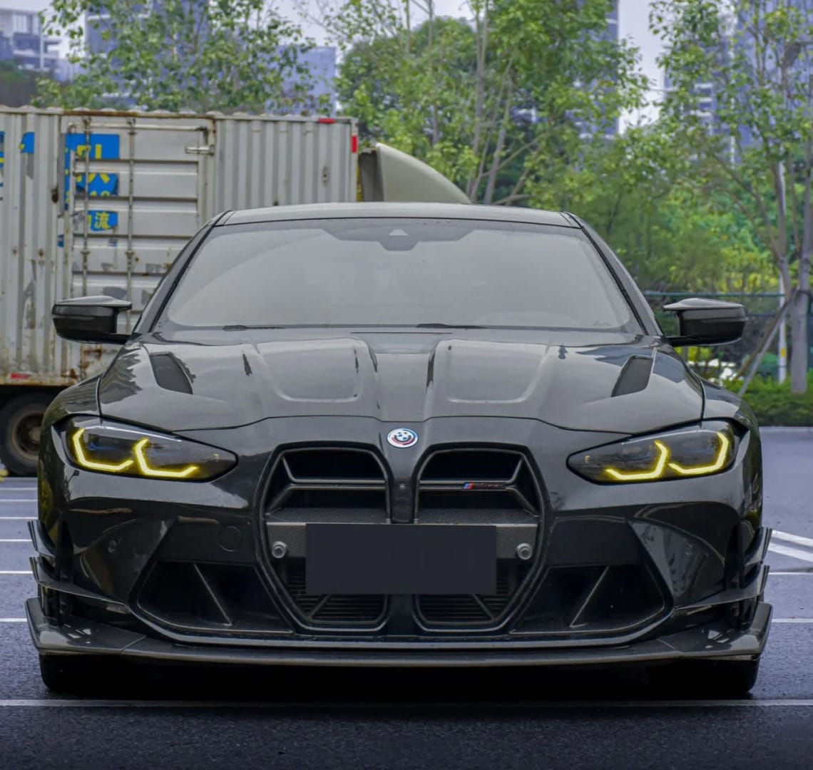 AERO CARBON - BMW M3 G80 / M4 G82 CSL STYLE CARBON FRONT LIP AERO CARBON