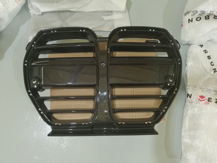 AERO CARBON - BMW M3 G80 / M4 G82 DRY CARBON FRONT GRILLE OEM STYLE - Aero Carbon UK