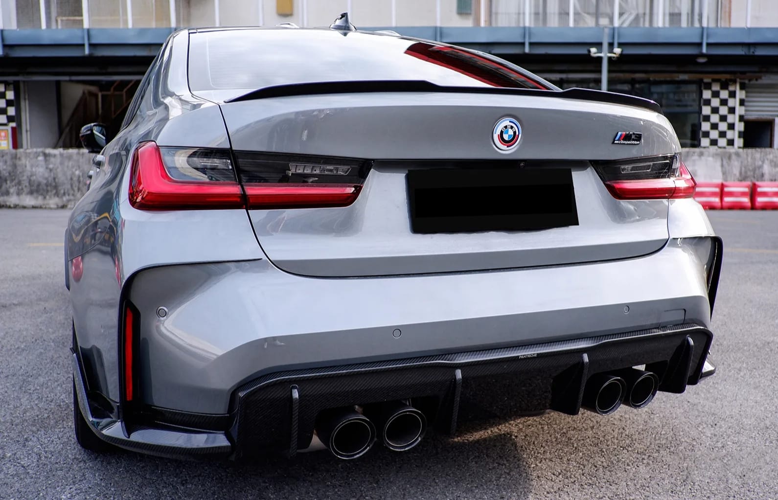 AERO CARBON - BMW M3 G80 / M4 G82 DRY CARBON REAR DIFFUSER PKT STYLE - Aero Carbon UK