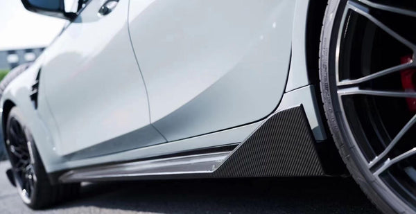 BCTXE - BMW M3 G80 G81 M PERFORMANCE STYLE CARBON SIDE SKIRTS