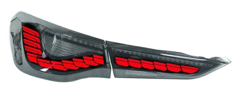 AERO CARBON - BMW M4 G82 / G22 4 SERIES OLED GTS TAIL LIGHTS (CLEAR) AERO CARBON