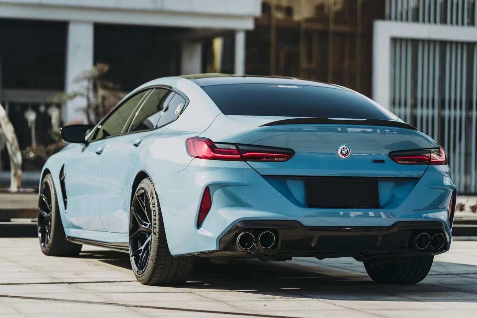 AERO CARBON - BMW M8 F93 GRAN COUPE CARBON FIBRE REAR DIFFUSER BX STYL ...