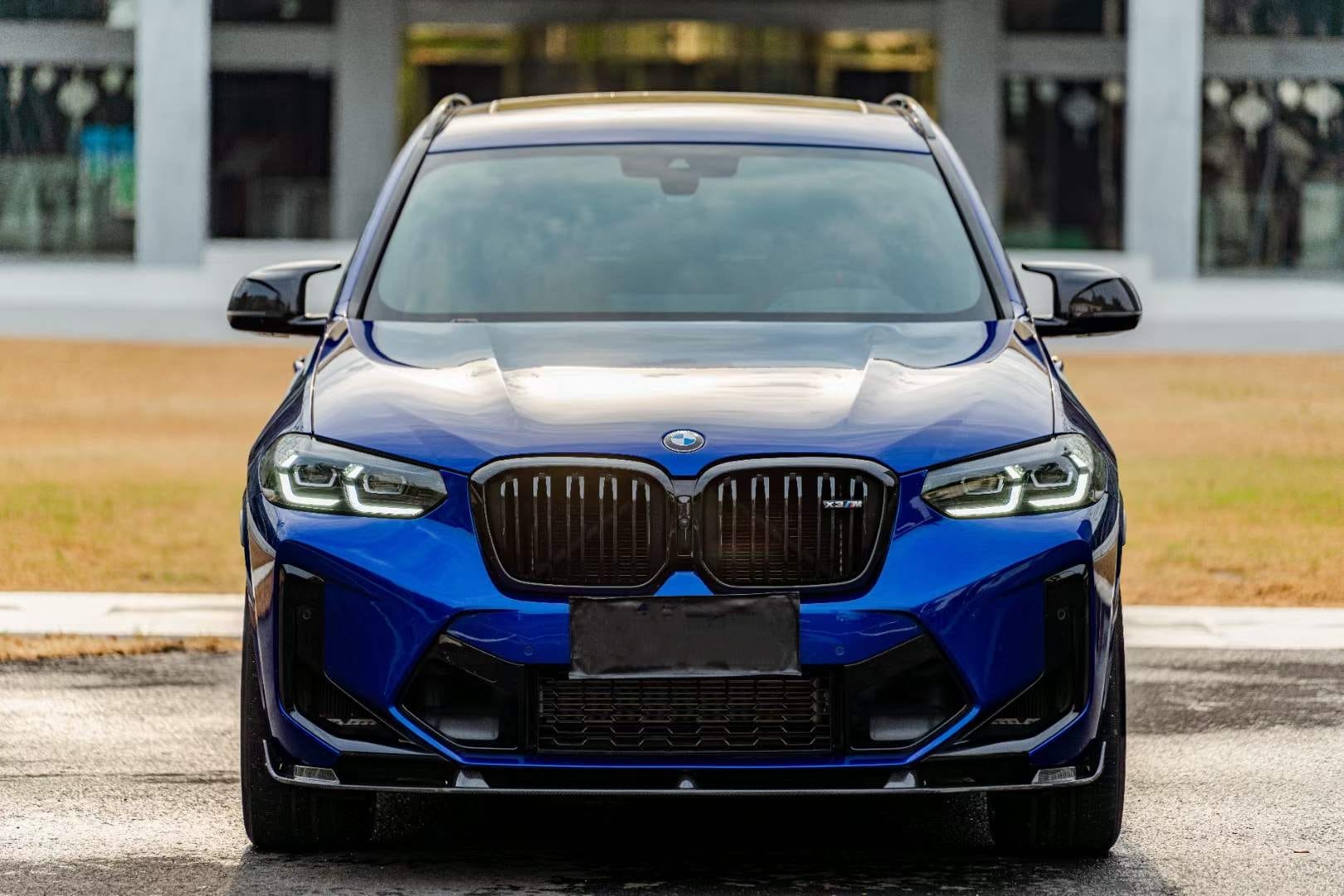 AERO CARBON - BMW X3M F97 LCI DRY CARBON FRONT LIP - Aero Carbon UK