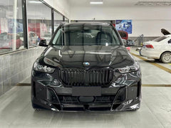 AERO CARBON - BMW X5 G05 LCI ABS GLOSS BLACK FRONT LIP V2 - Aero Carbon UK