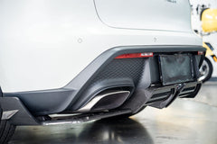 AERO CARBON - PORSCHE MACAN 2022+ CARBON FIBRE LED REAR DIFFUSER - Aero Carbon UK