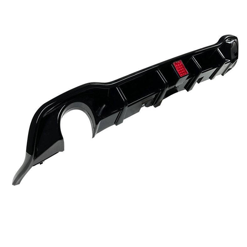 AERO CARBON - VOLKSWAGEN GOLF R LINE / GTI MK8 REAR LED DIFFUSER GLOSS BLACK - Aero Carbon UK