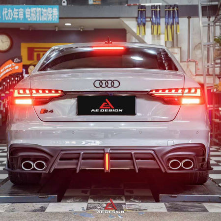 AERO DESIGN - AUDI A4 / S4 B9.5 2021+ ABS PLASTIC REAR DIFFUSER - Aero Carbon UK