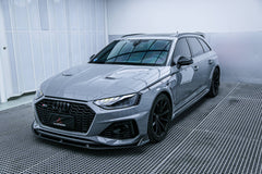 AERO DESIGN - AUDI RS4 B9.5 2021+ CARBON FIBRE FRONT LIP AERO CARBON