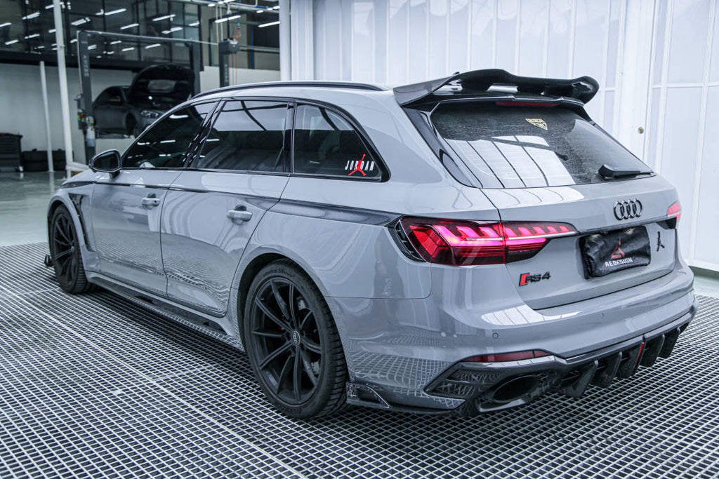 B9 Clean AERO DESIGN - AUDI RS4 B9.5 2021+ CARBON FIBRE REAR DIFFUSER – Aero ...