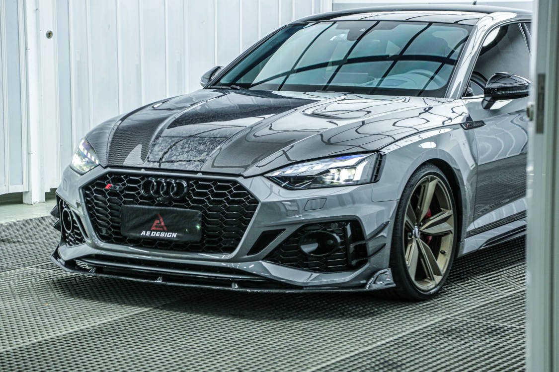 AERO DESIGN - AUDI RS5  B9.5 2020+ DRY CARBON FRONT LIP AERO CARBON