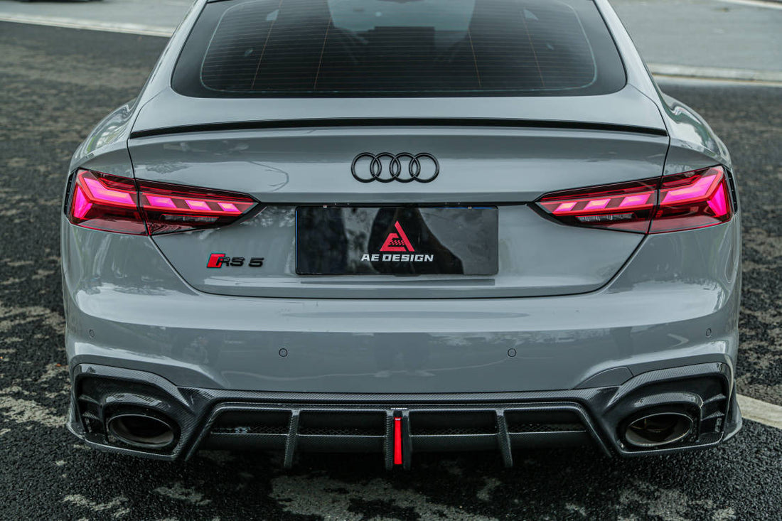 AE Design Audi RS5 B9.5 Dry Carbon Rear Diffuser – Aero Carbon UK