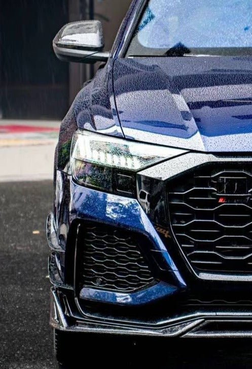 AERO DESIGN - AUDI RSQ8 2020+ DRY CARBON FIBRE FRONT CANARDS - Aero Carbon UK