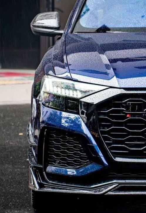 AE DESIGN - AUDI RSQ8 2020+ DRY CARBON FIBRE FRONT CANARDS