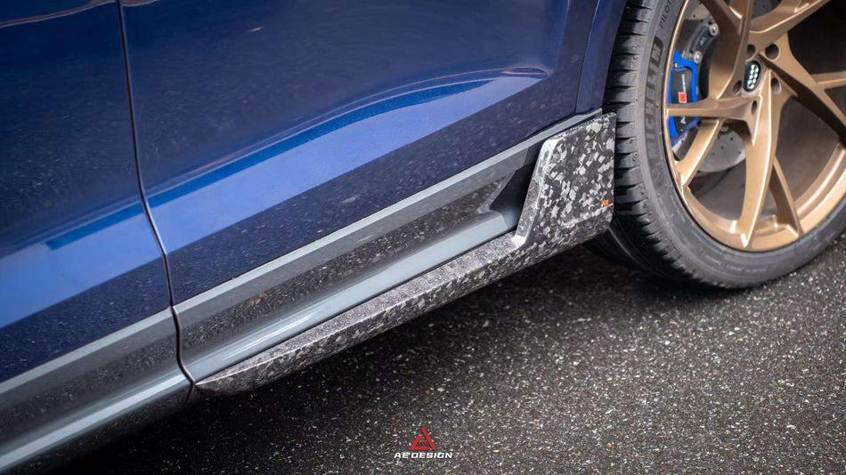 AERO DESIGN - AUDI RSQ8 2020+ DRY CARBON FIBRE SIDE SKIRTS - Aero Carbon UK