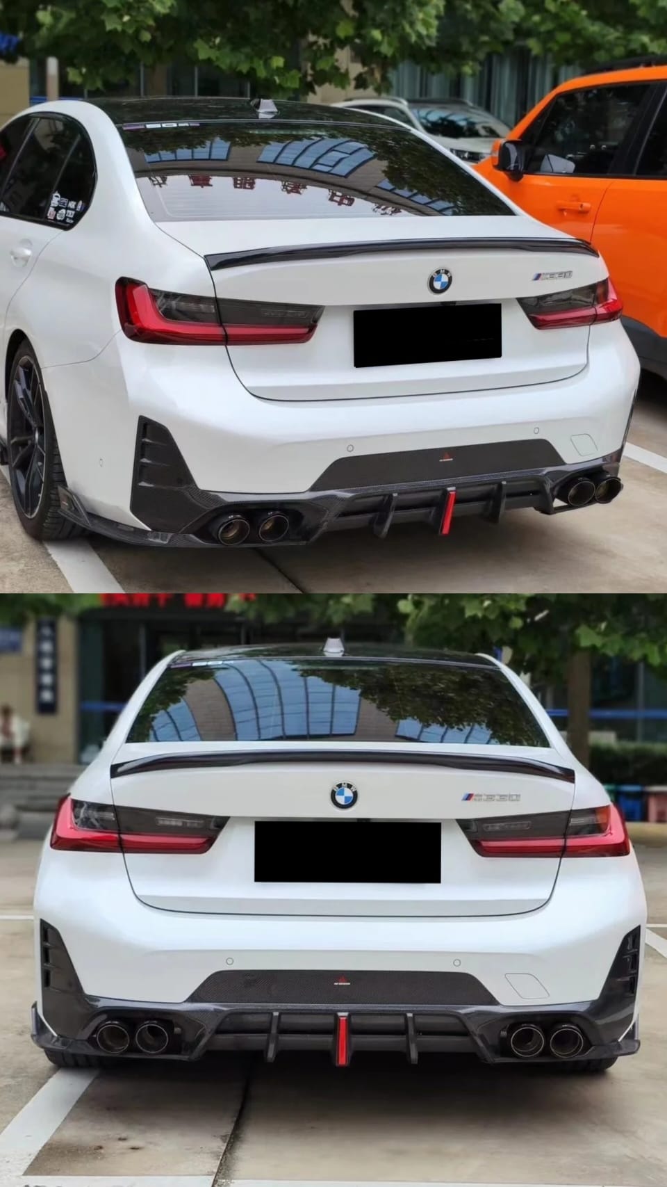 AERO DESIGN - BMW 3 SERIES G20 LCI LED REAR DIFFUSER - Aero Carbon UK