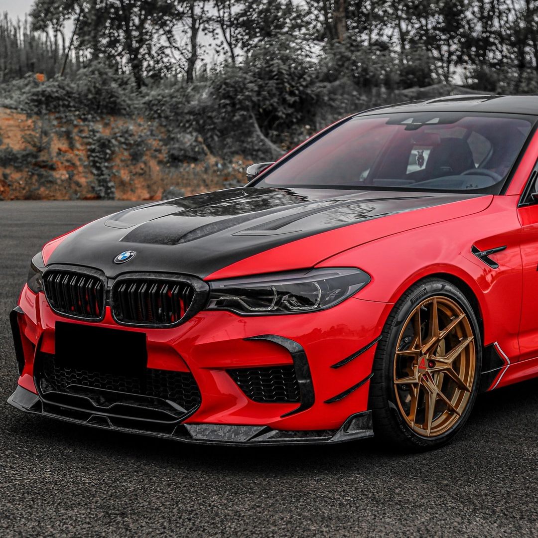 AERO DESIGN - BMW F90 M5 2018 -2021 CARBON FRONT LIP AERO CARBON