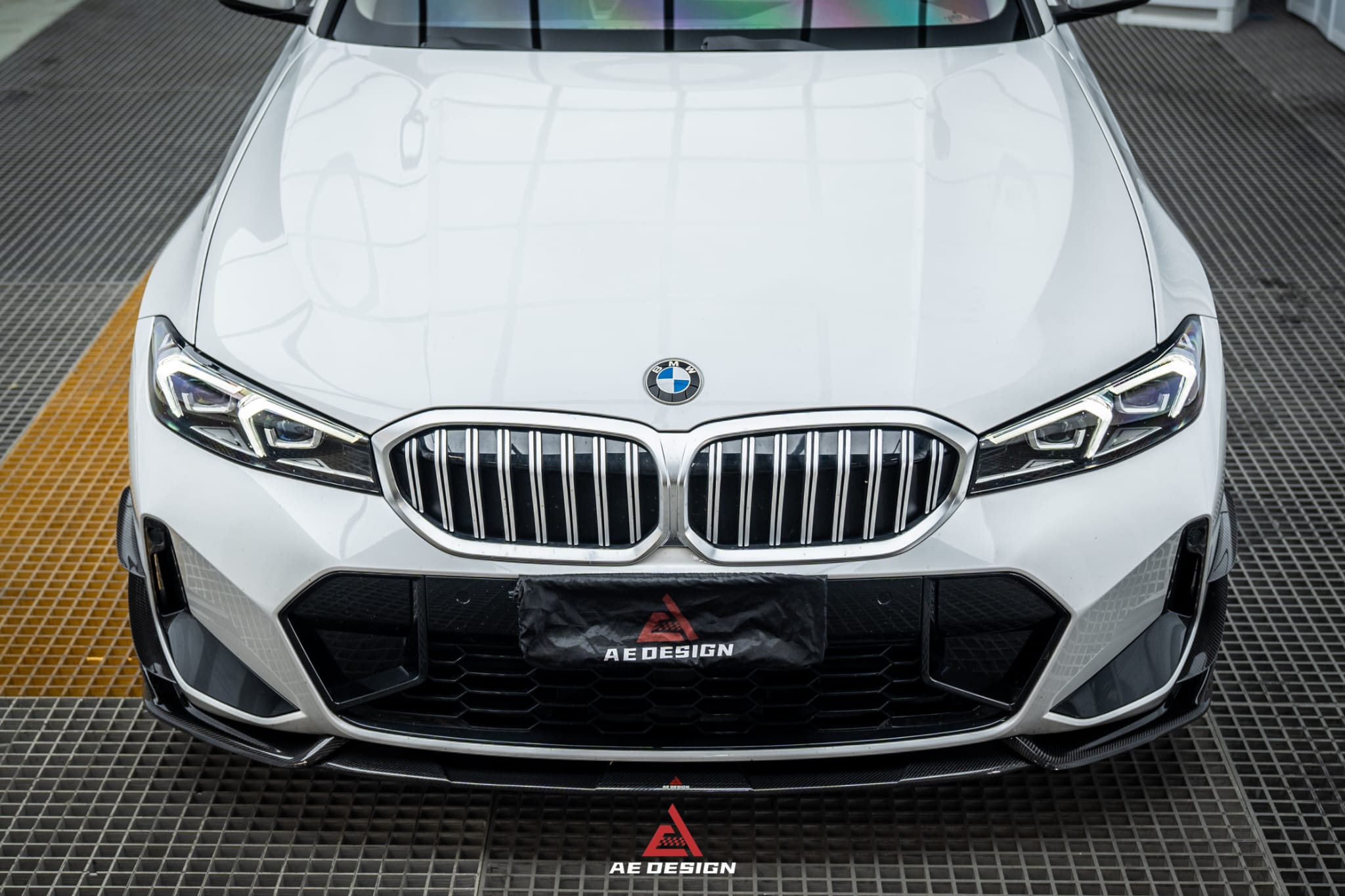 AERO DESIGN - BMW G20 LCI 3 SERIES CARBON FIBRE FRONT LIP SPLITTER - Aero Carbon UK