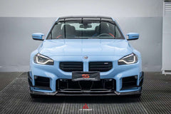 AERO DESIGN - BMW M2 G87 DRY CARBON FIBRE FRONT LIP V2 - Aero Carbon UK