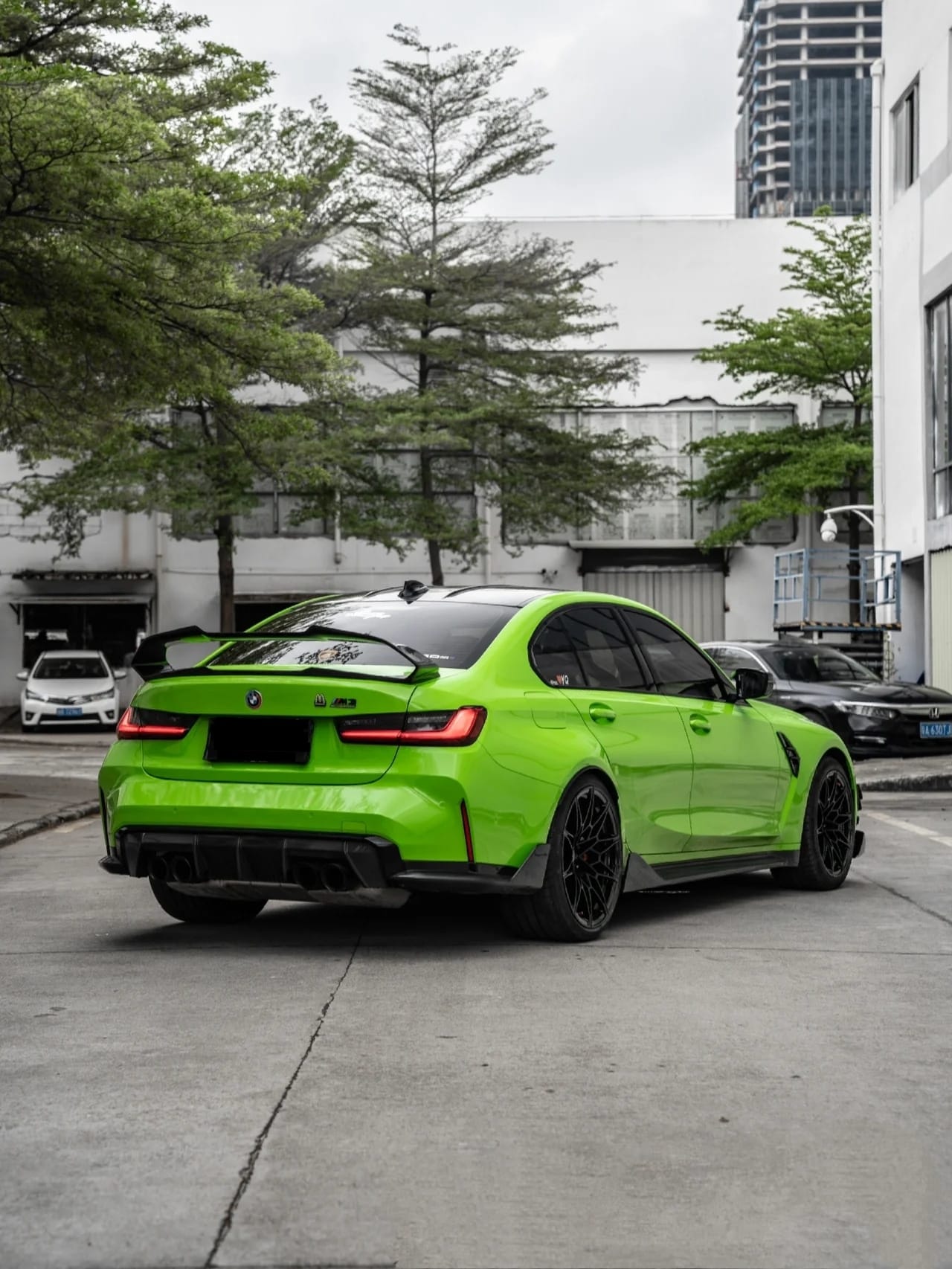 AERO DESIGN - BMW M3 G80 AE1 REAR CARBON WING SPOILER - Aero Carbon UK