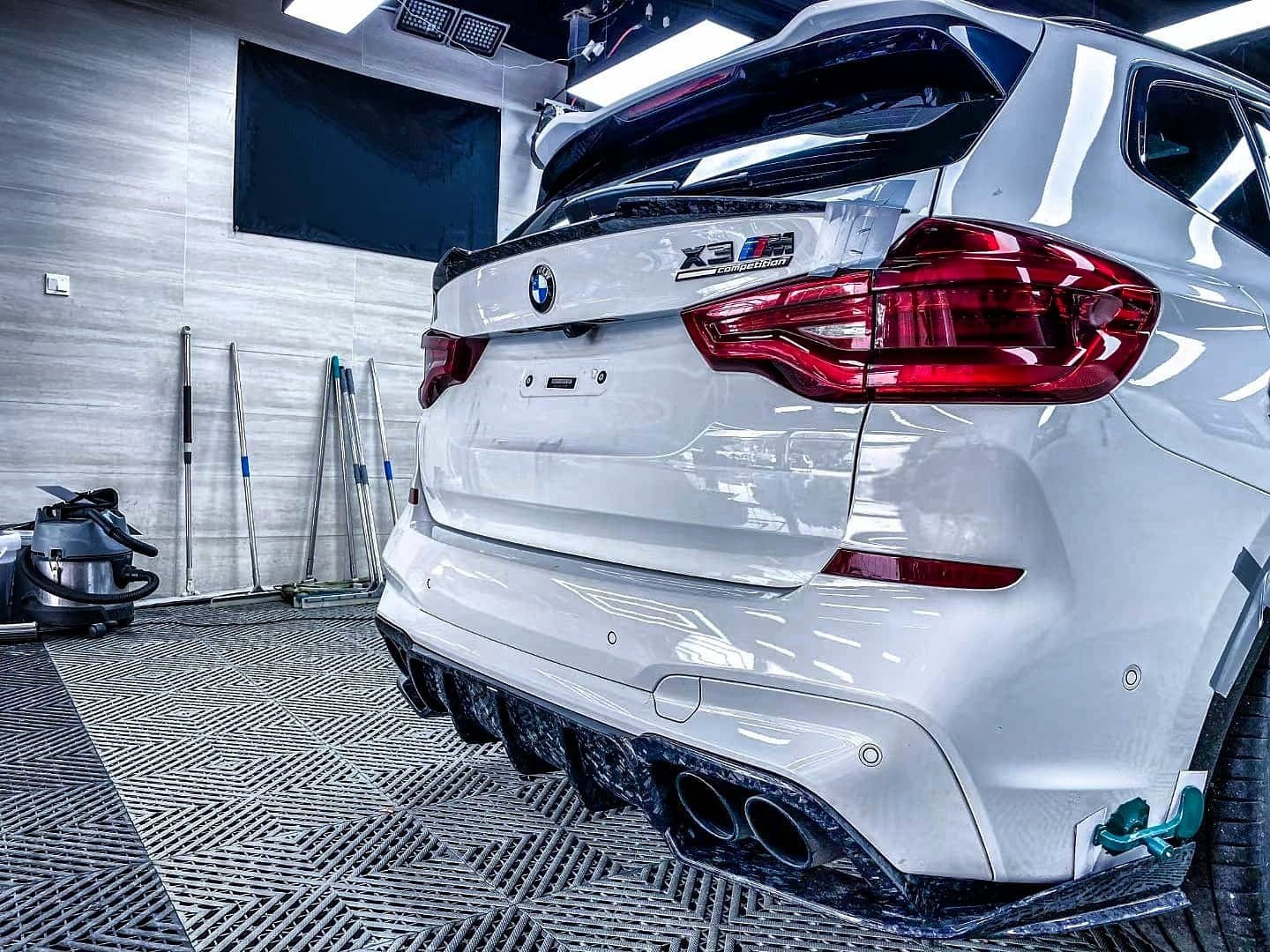 Bmw F97 Rear AE DESIGN - BMW X3M F97 CARBON REAR DIFFUSER – Aero Carbon UK