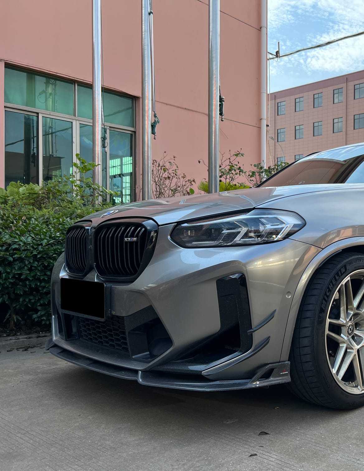 AERO DESIGN - BMW X3M F97 / X4M F98 LCI 2021+ CARBON FRONT LIP AERO CARBON