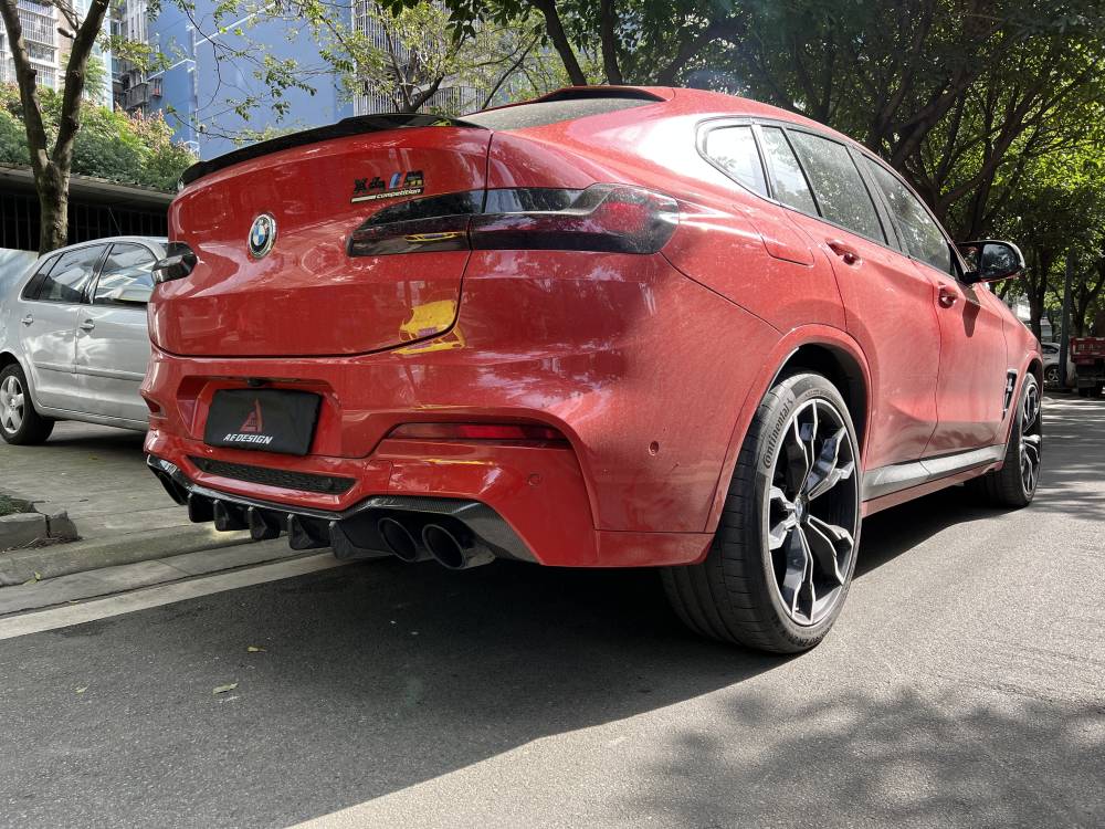 AERO DESIGN -  BMW X4M F98 CARBON FIBRE REAR DIFFUSER AERO CARBON