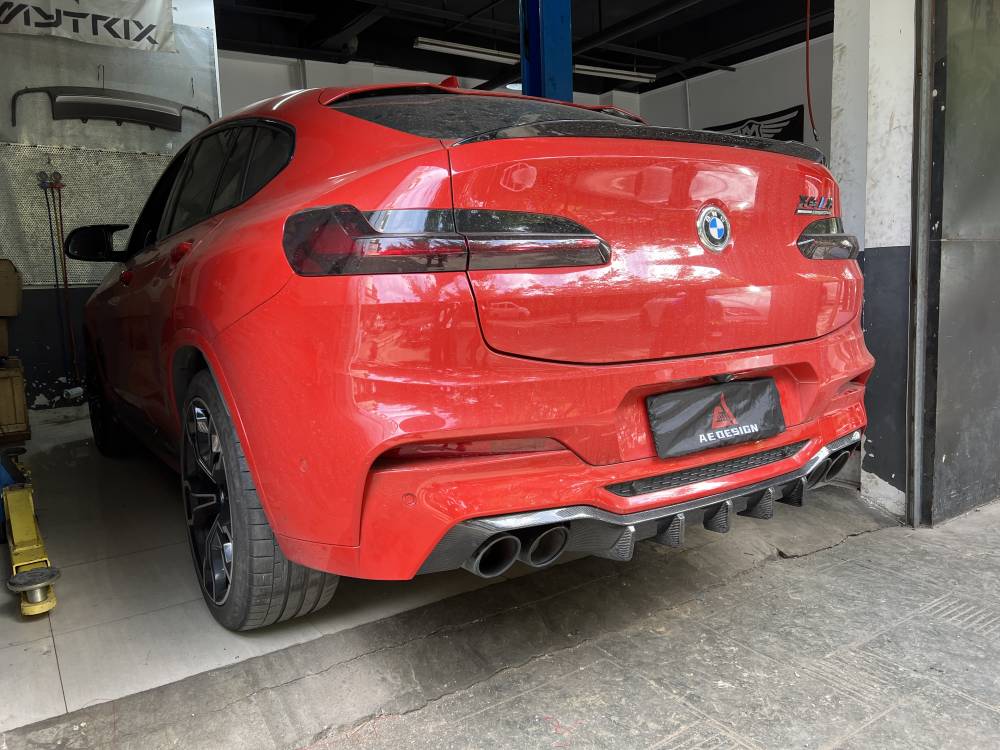 AERO DESIGN -  BMW X4M F98 CARBON FIBRE REAR DIFFUSER AERO CARBON