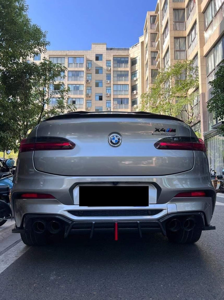 BMW X4M F98 Carbon Rear Diffuser With LED Brake Light – Aero Carbon UK