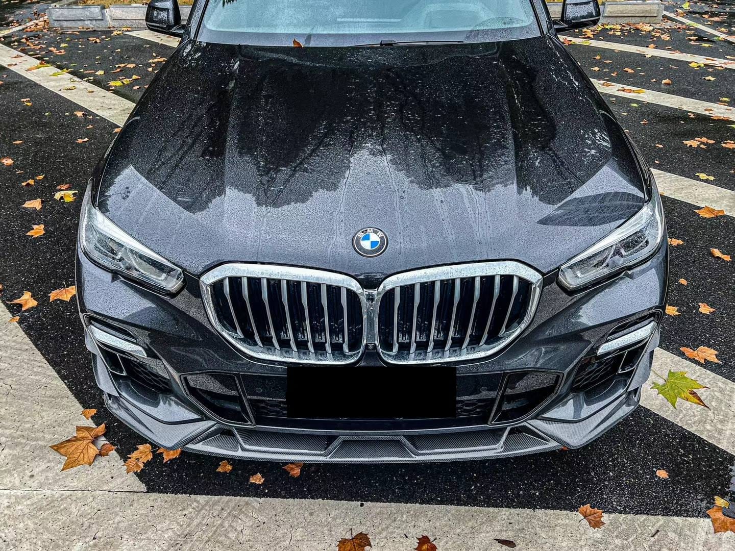 AERO DESIGN - BMW X5 G05 CARBON FIBRE FRONT LIP - Aero Carbon UK