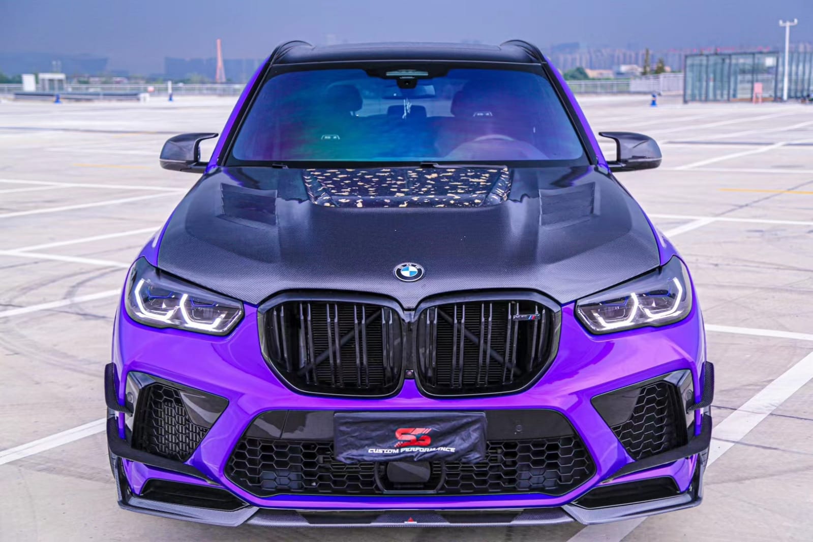 AERO DESIGN - BMW X5M F95 CARBON FRONT LIP Aero Carbon UK