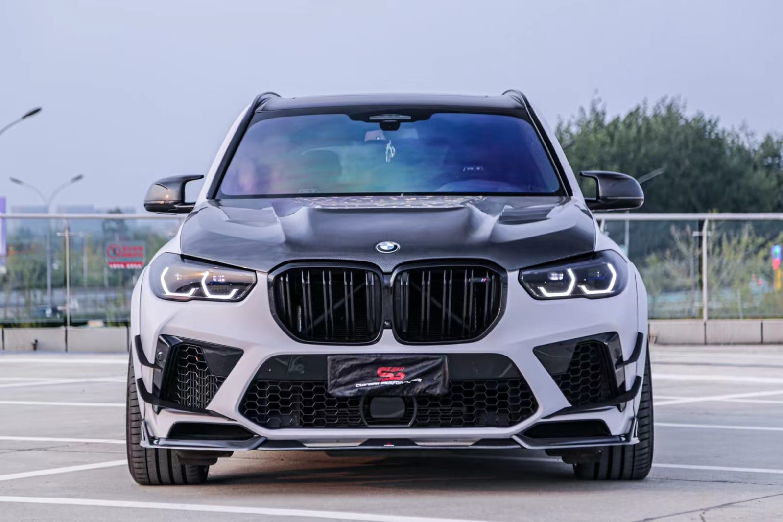 AERO DESIGN - BMW X5M F95 CARBON FRONT LIP Aero Carbon UK