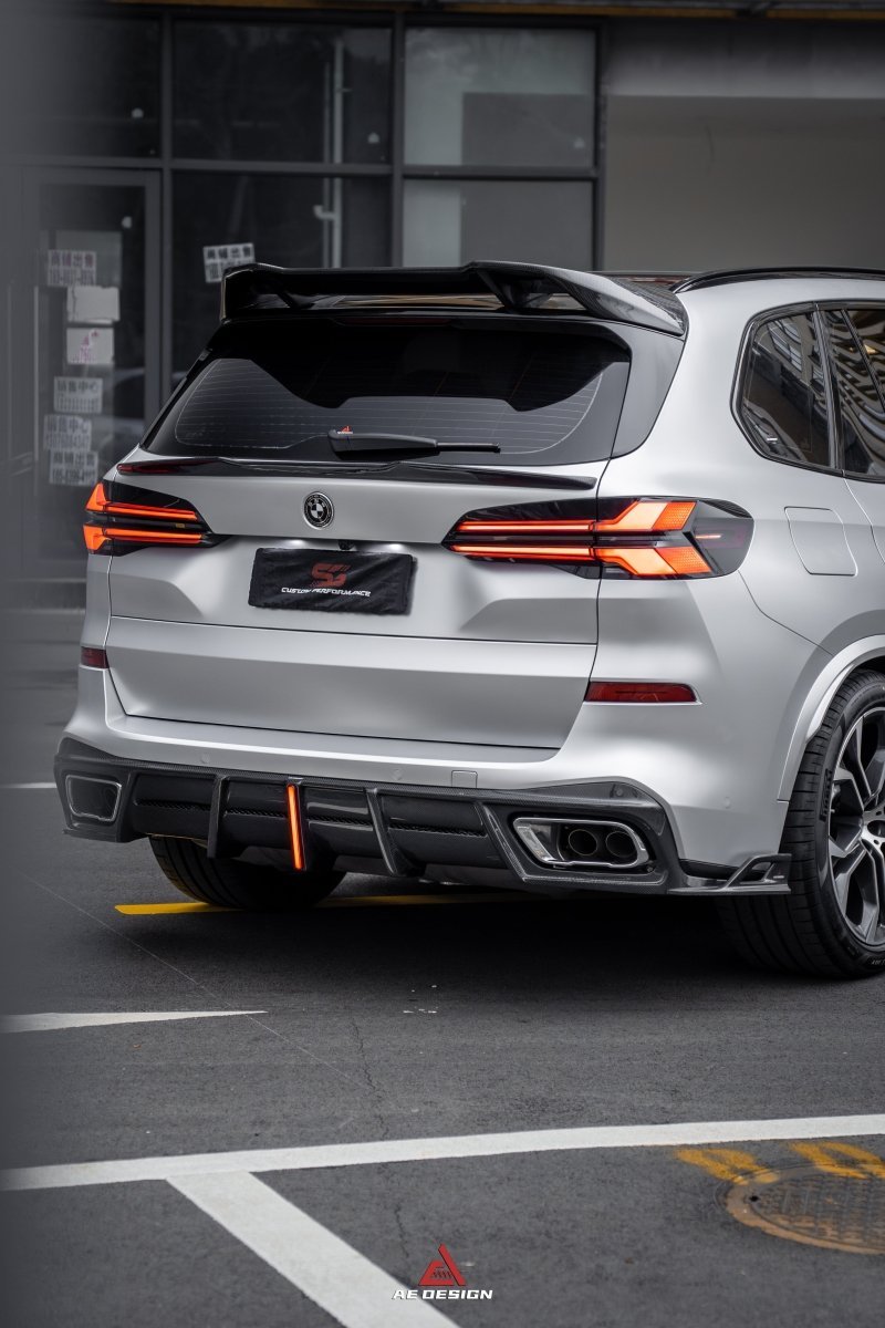 AERO DESIGN - BMW X5M/C F95 & X5 G05 CARBON FIBRE REAR TRUNK / MID SPOILER - Aero Carbon UK