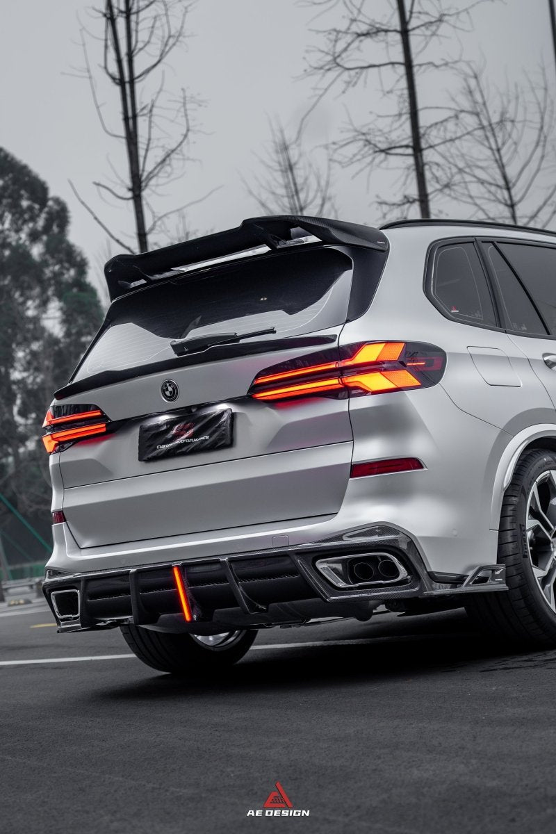 AERO DESIGN - BMW X5M/C F95 & X5 G05 CARBON FIBRE REAR TRUNK / MID SPOILER - Aero Carbon UK