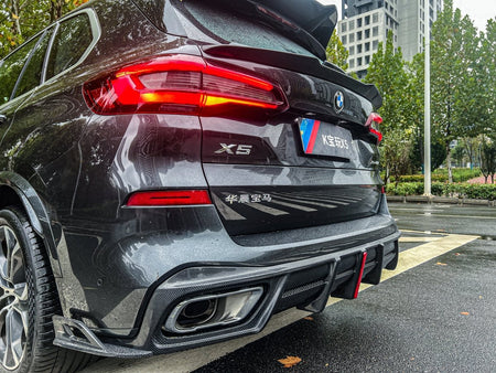 AERO DESIGN - BMW X5M/C F95 & X5 G05 CARBON FIBRE REAR TRUNK / MID SPOILER - Aero Carbon UK